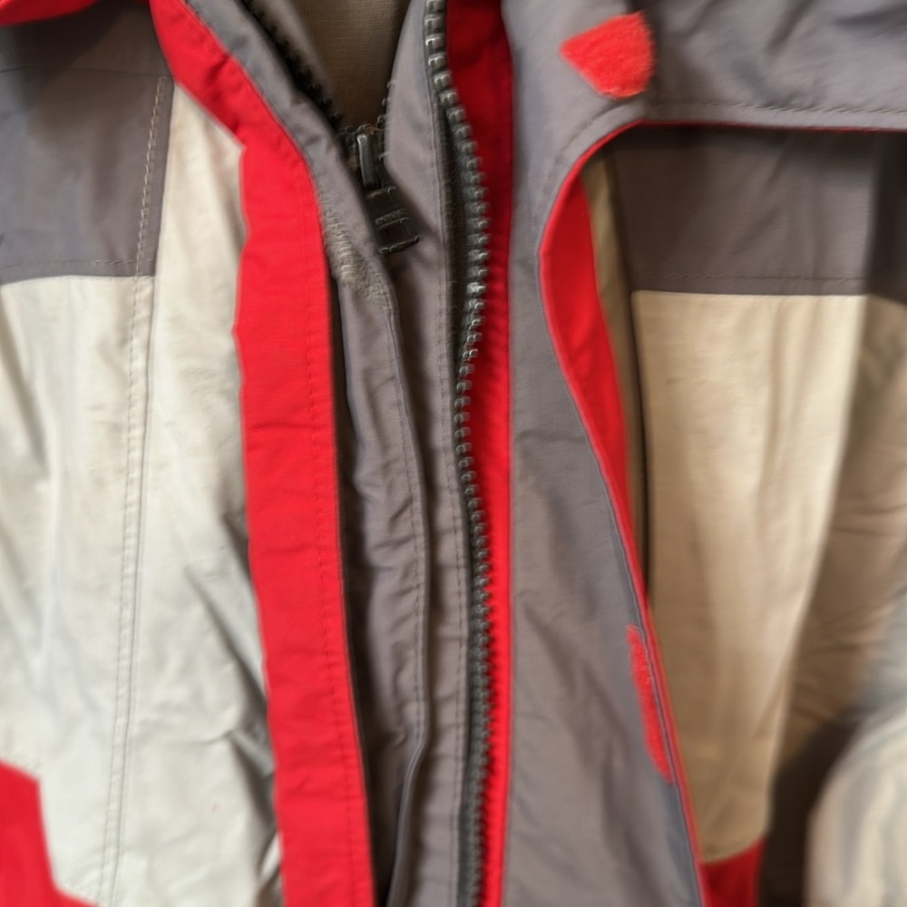 Columbia Bugaboo Jacket Men M Gray Red Interchange Omni-Tech Outdoor Ski - Picture 4 of 6